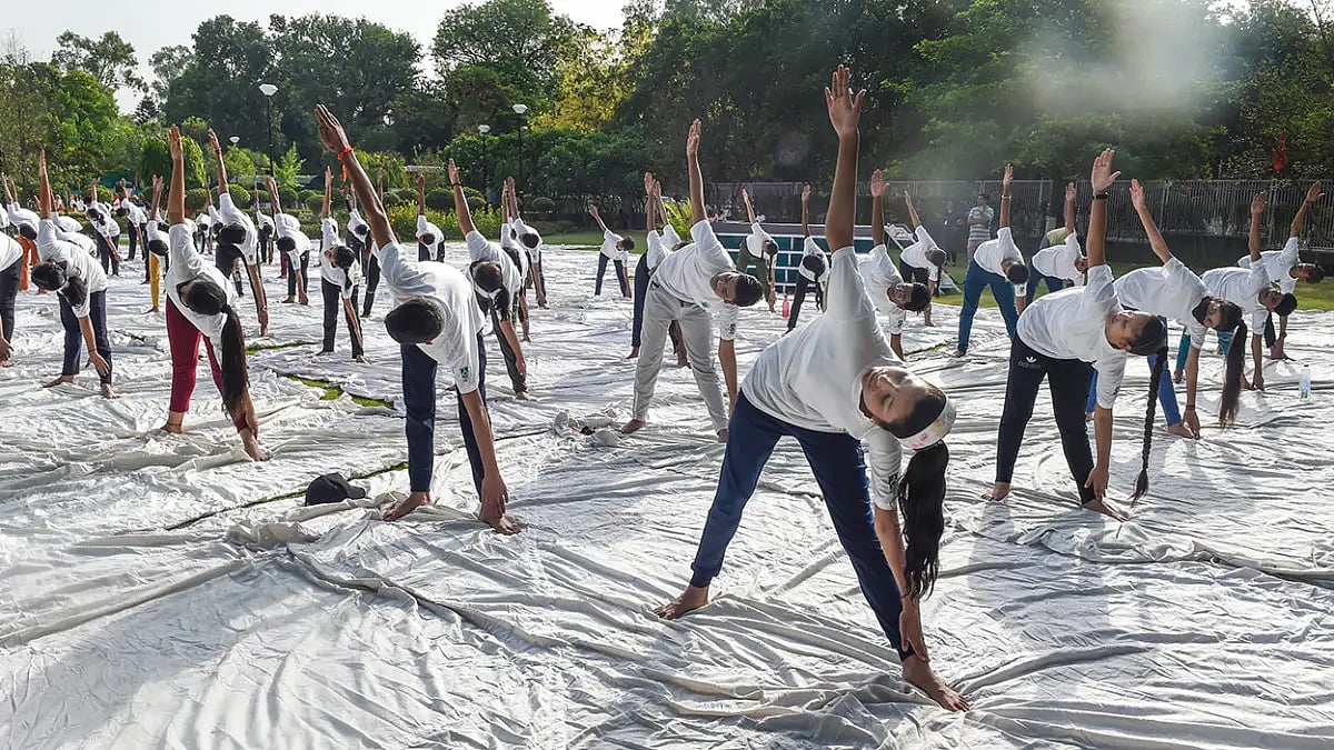 BJP To Organise Yoga Events At 75,000 Places On Yoga Day