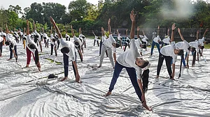 BJP To Organise Yoga Events At 75,000 Places On Yoga Day