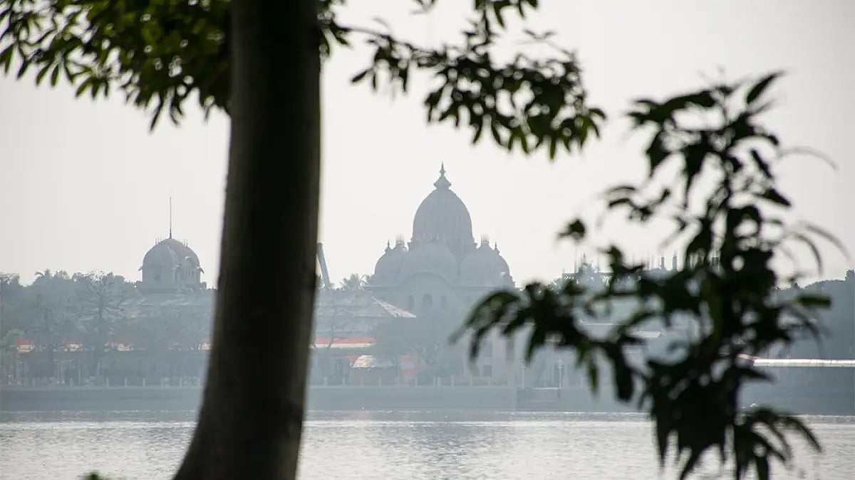 Belur Math visible from Baranagar