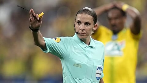 Stephanie Frappart was among the female referees named by FIFA for Qatar World Cup 2022.