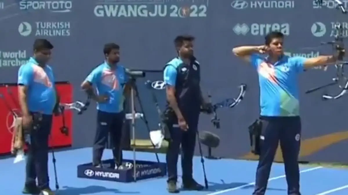 Indian trio sealed a 232-230 win over its French counterparts.