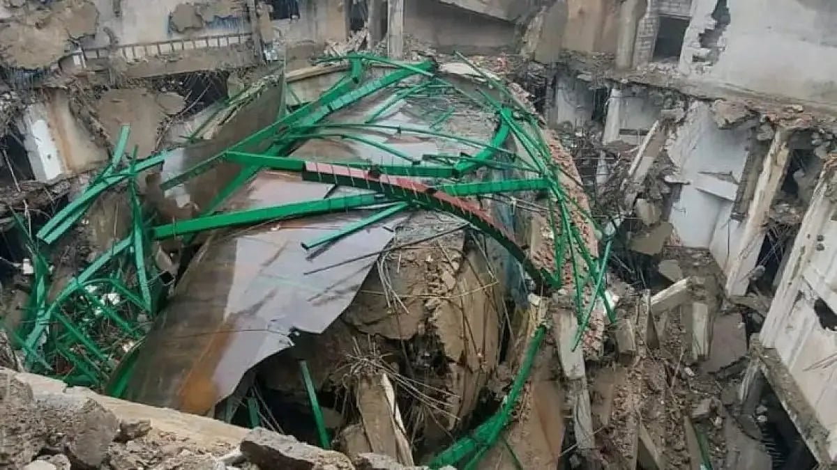 Portion of newly constructed Meghalaya Legislative Assembly building collapsed 