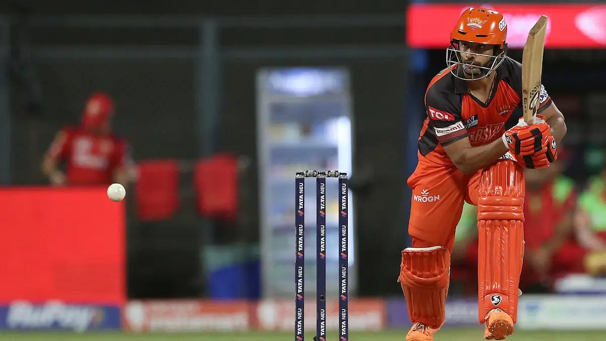 Rahul Tripathi ended his IPL 2022 campaign with 413 runs for Sunrisers Hyderabad. 