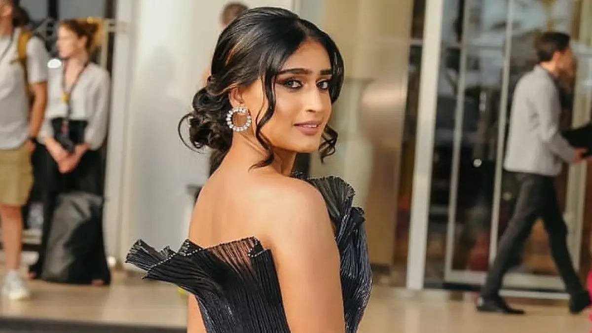 Digital Creator Niharika NM at Cannes Film Festival.