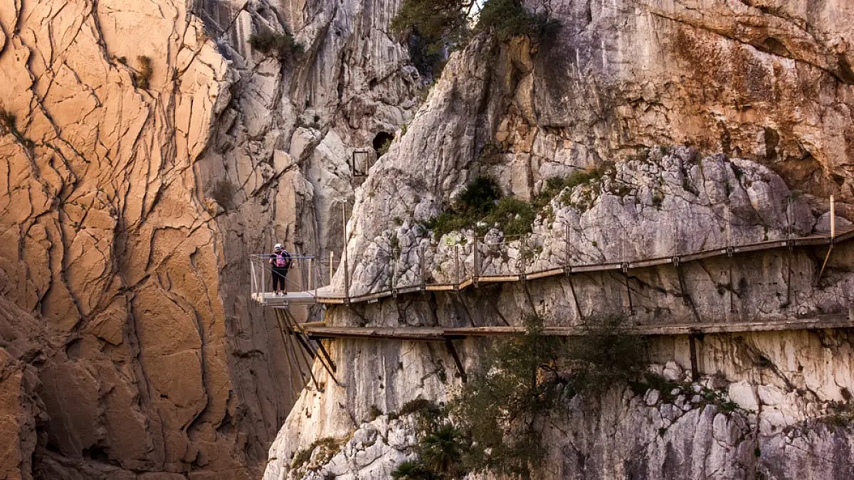 The nailbiting Caminito del Rey trail in Spain