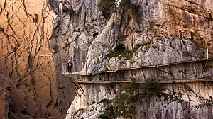 The nailbiting Caminito del Rey trail in Spain