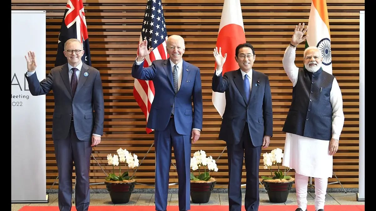 QUAD leaders at Quad Summit 2022 in Tokyo - null