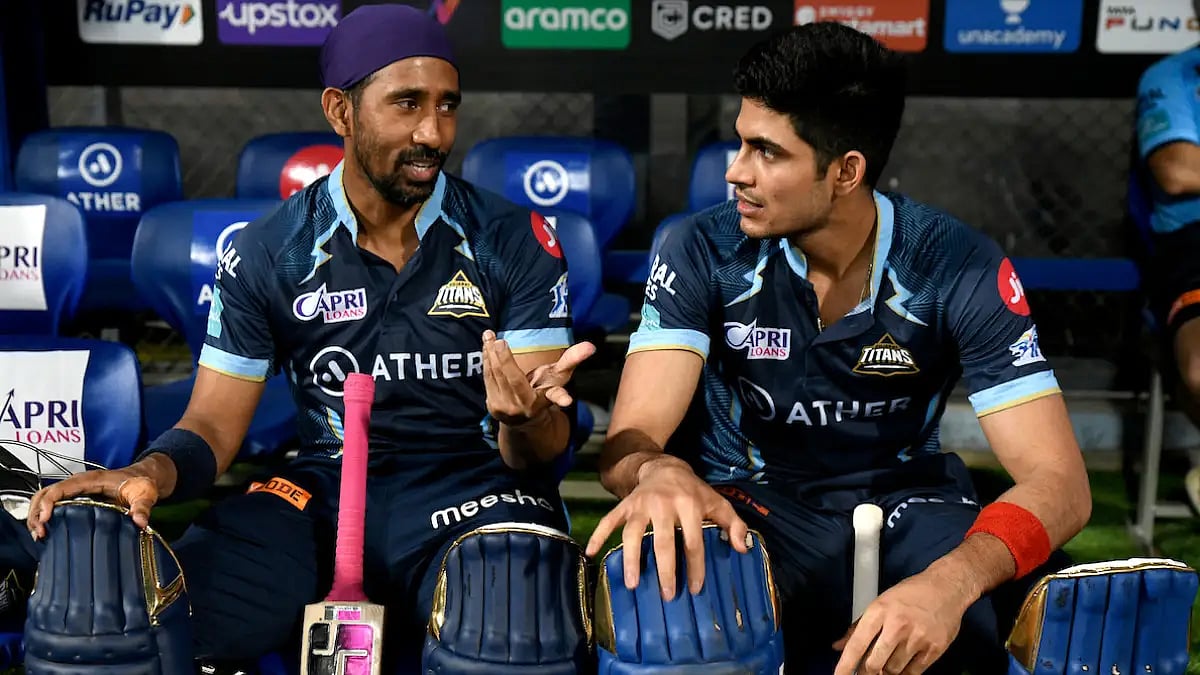 Wriddhiman Saha will be crucial for Gujarat Titans vs Rajasthan Royals in IPL 2022 Qualifier 1.