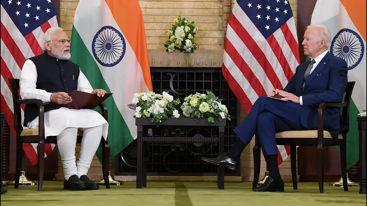 PM Narendra Modi and US President Joe Biden