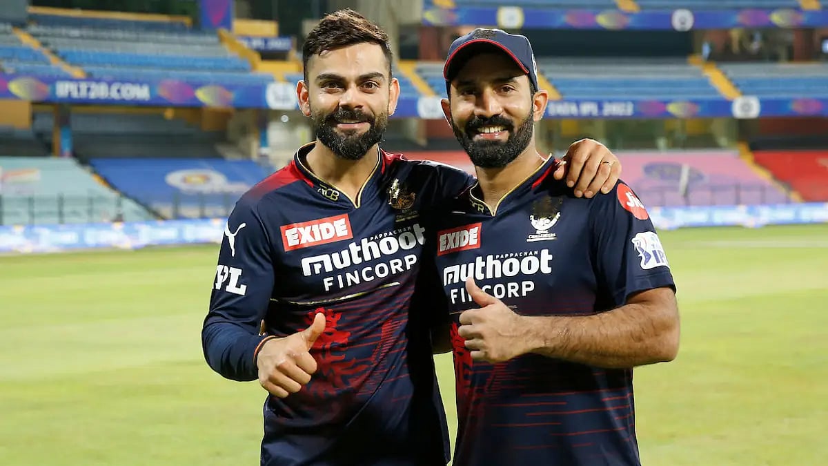 Dinesh Karthik has been in stellar form for Royal Challengers Bangalore in IPL 2022. 