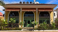 The exterior of Bar Tesouro in Goa 