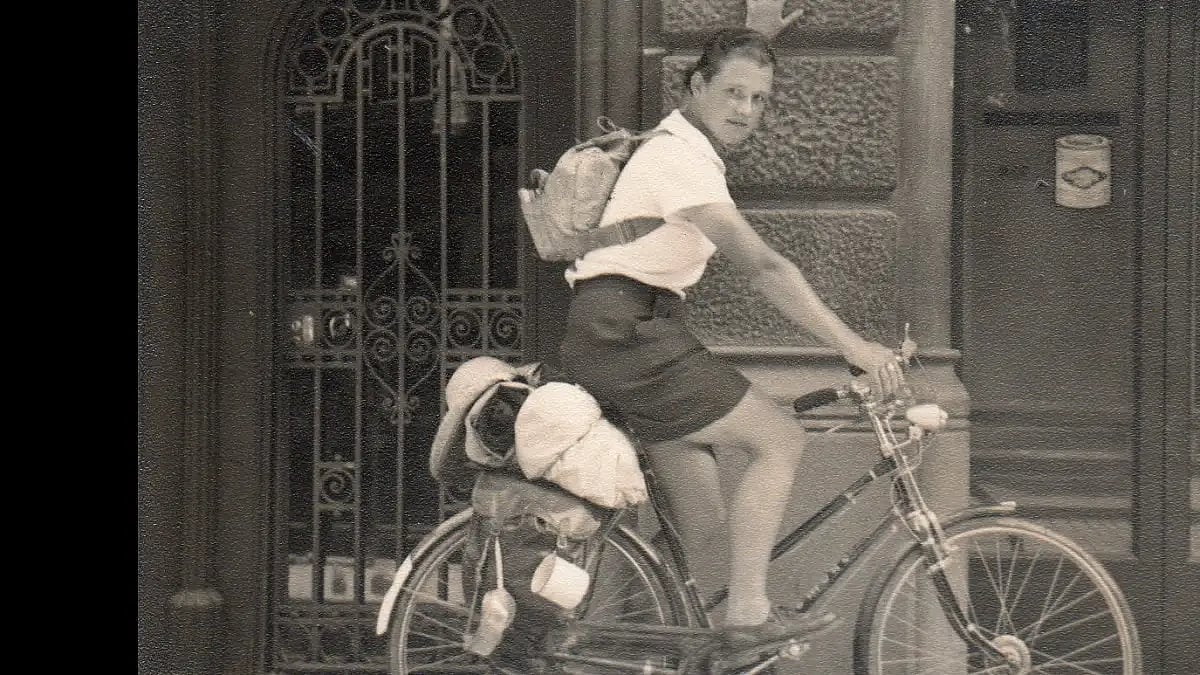 Dervla Murphy in Barcelona in the late 1950s