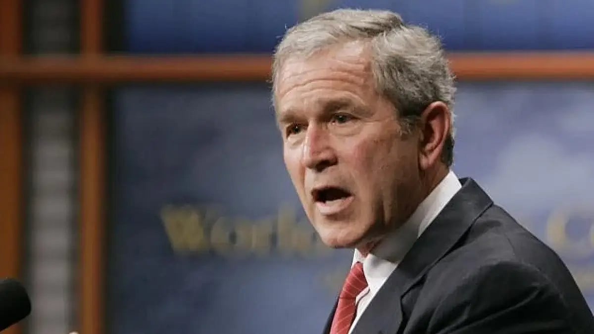 Former US President George W Bush