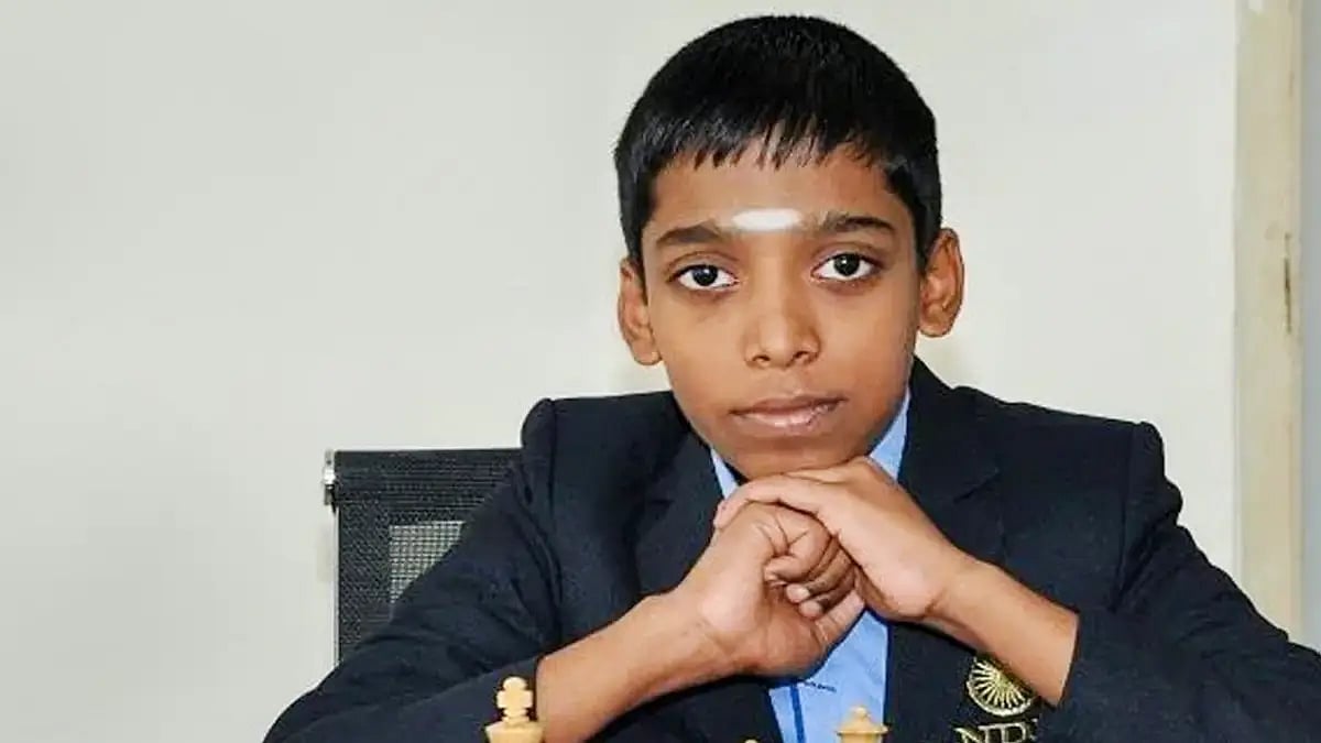 Young Indian GM R Praggnanandhaa
