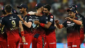 Royal Challengers Bangalore win their IPL 2022 Eliminator against Lucknow Super Giants at Eden Garde