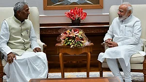 Phagu Chauhan meets Modi