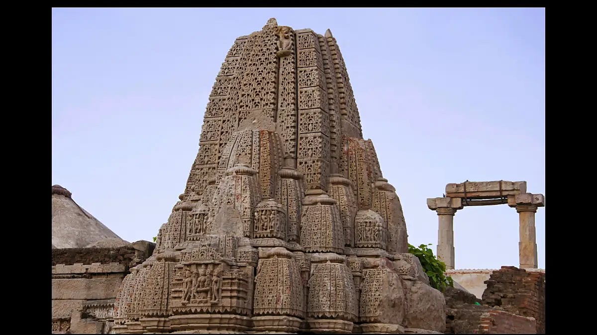Ruins of the Rudramala or the Rudra Mahalaya Temple, in Sidhpur, Patan
