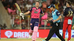 Jos Buttler won the player of the match for his unbeaten 106.