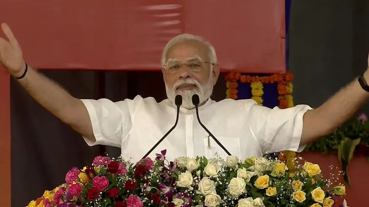 Prime Minister Narendra Modi in Gujarat 