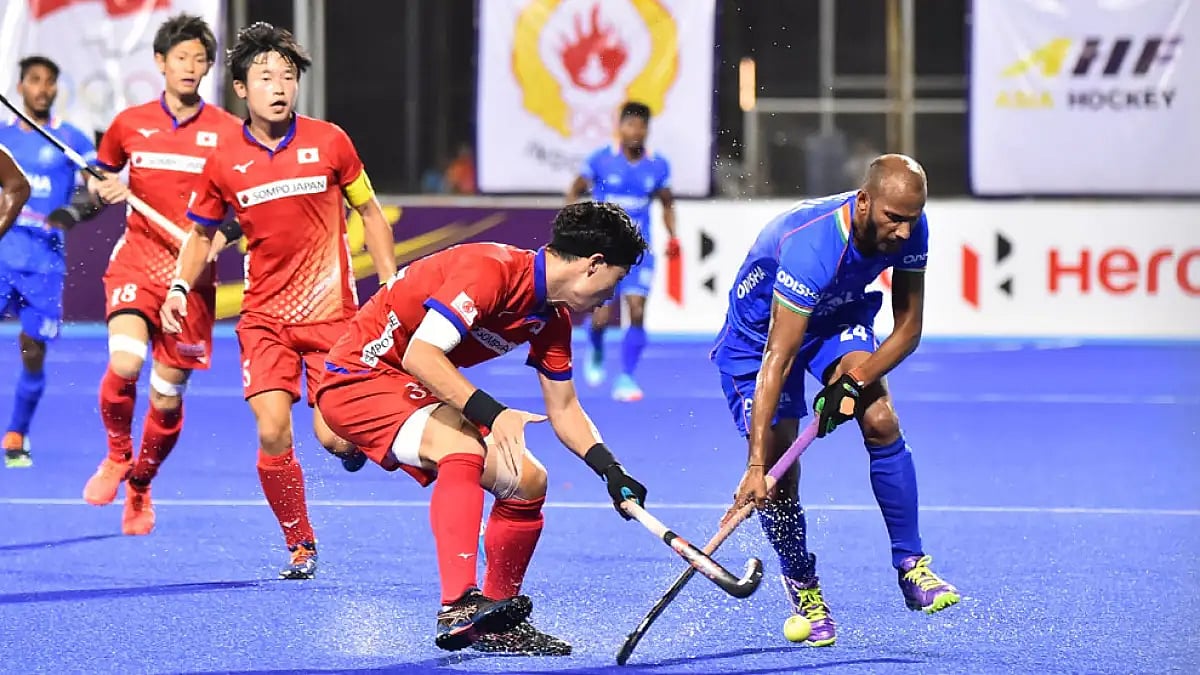 Two field goals helped India beat Japan 2-1 in their first Super 4 league match of Asia Cup Hockey 2022. Relive the match here.