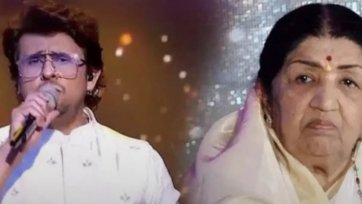 Sonu Nigam and Lata Mangeshkar