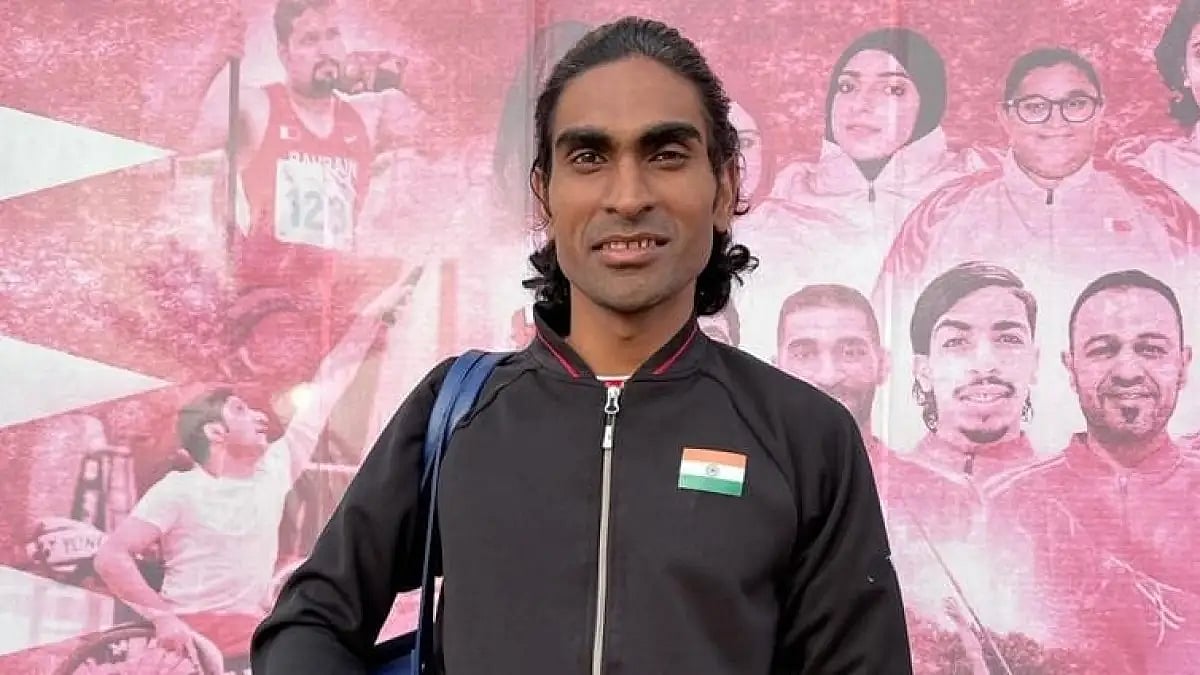 Pramod Bhagat came in Dubai after winning two gold in Bahrain Para Badminton International.