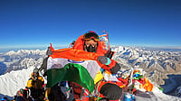 At The Top Of Mt Everest, With Vegan Mittens Prakriti Varshney climbed Mt Everest on 12th May, 2022