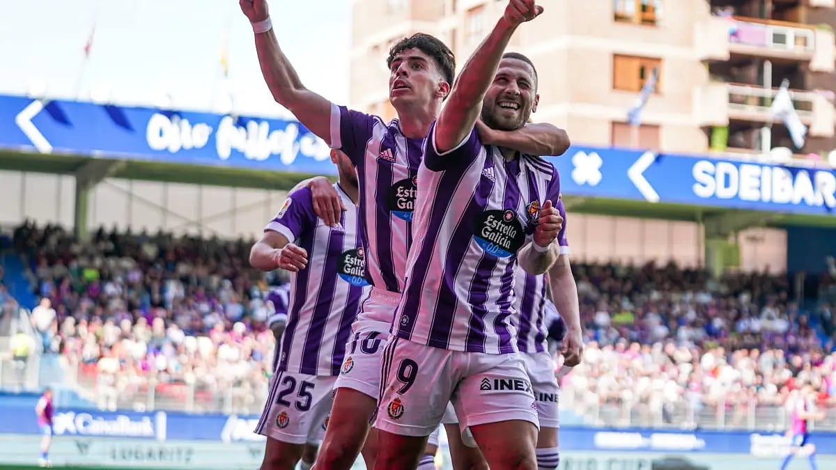 Real Valladodid are likely to be joined by Eibar as the two teams in La Liga.  