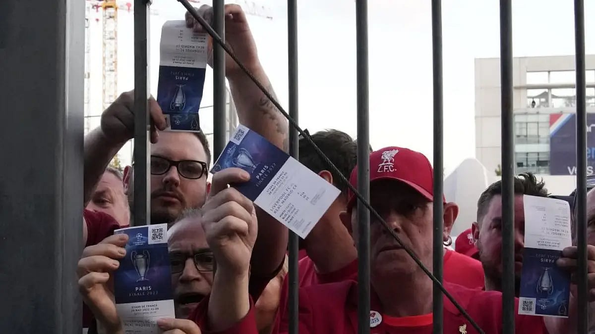 UEFA Probes After France Blames Ticket Fraud For Chaos During Champions League Final