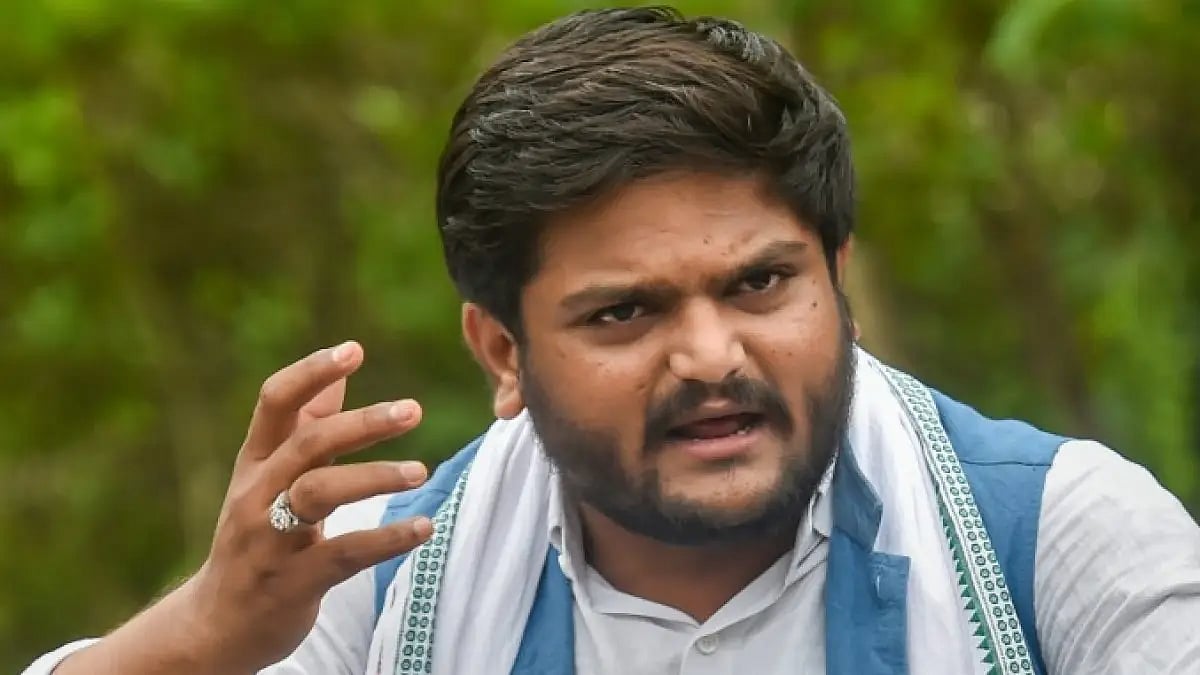 Former Congress leader Hardik Patel 