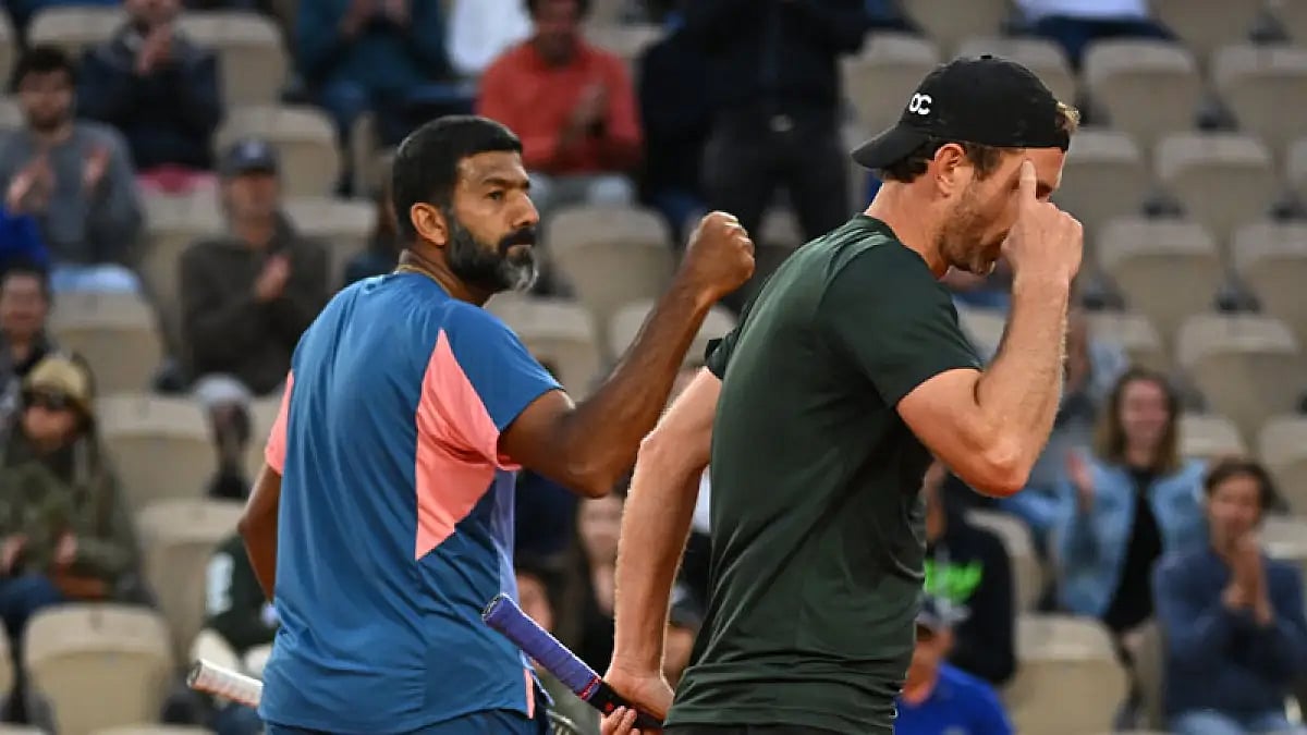 Rohan Bopanna and Matwe Middelkoop will face Marcelo Arevalo and Jean-Julien Roger in the last four.