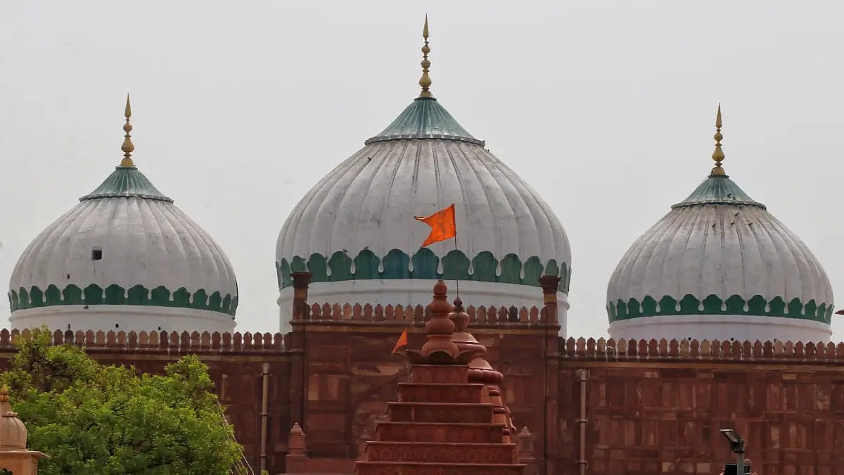 Temple and Mosque on Krishna Janmbhumi Land in Mathura