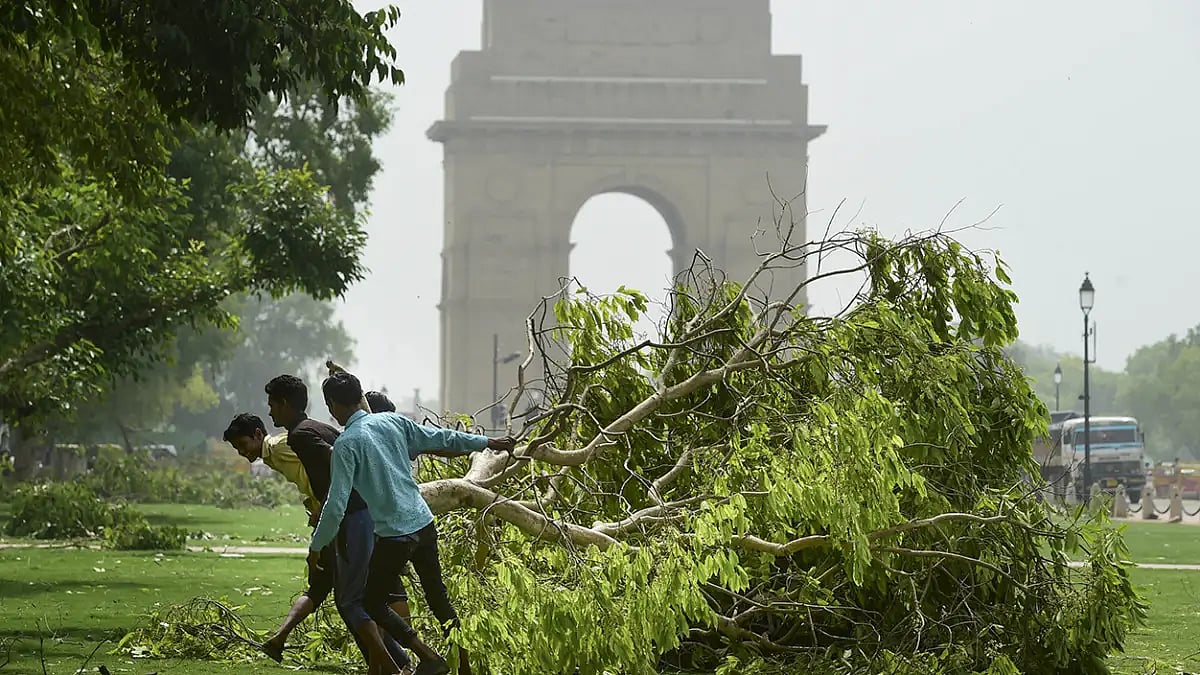 Thunderstorm Aftermath In Delhi 