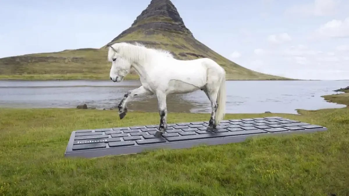 Let an Icelandic horse handle your correspondence