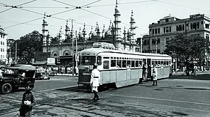 Calcutta blues A tram in Chowringhee