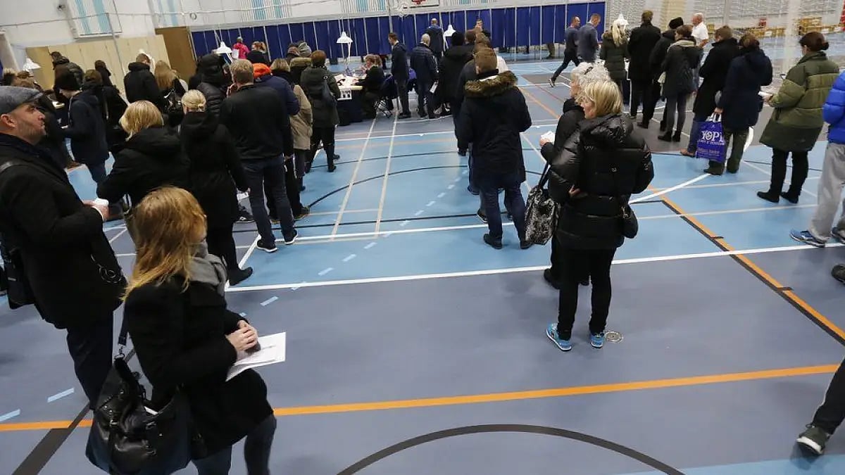 Danish voters casting votes on Wednesday