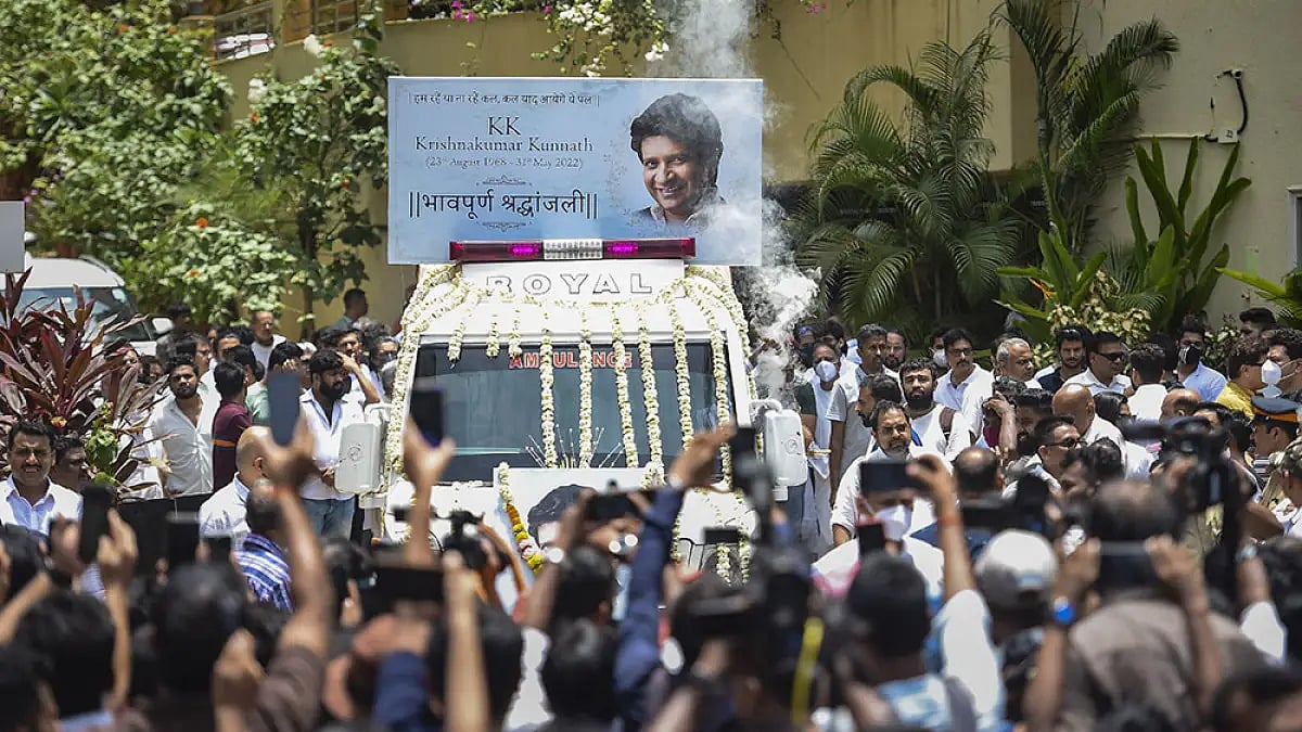 Singer KK Cremated In The Presence Of Family, Friends