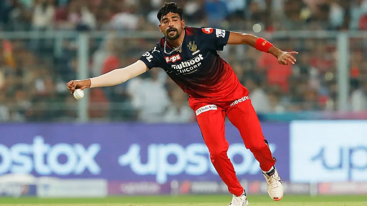 Mohammed Siraj was not at his best for RCB in IPL 2022. 