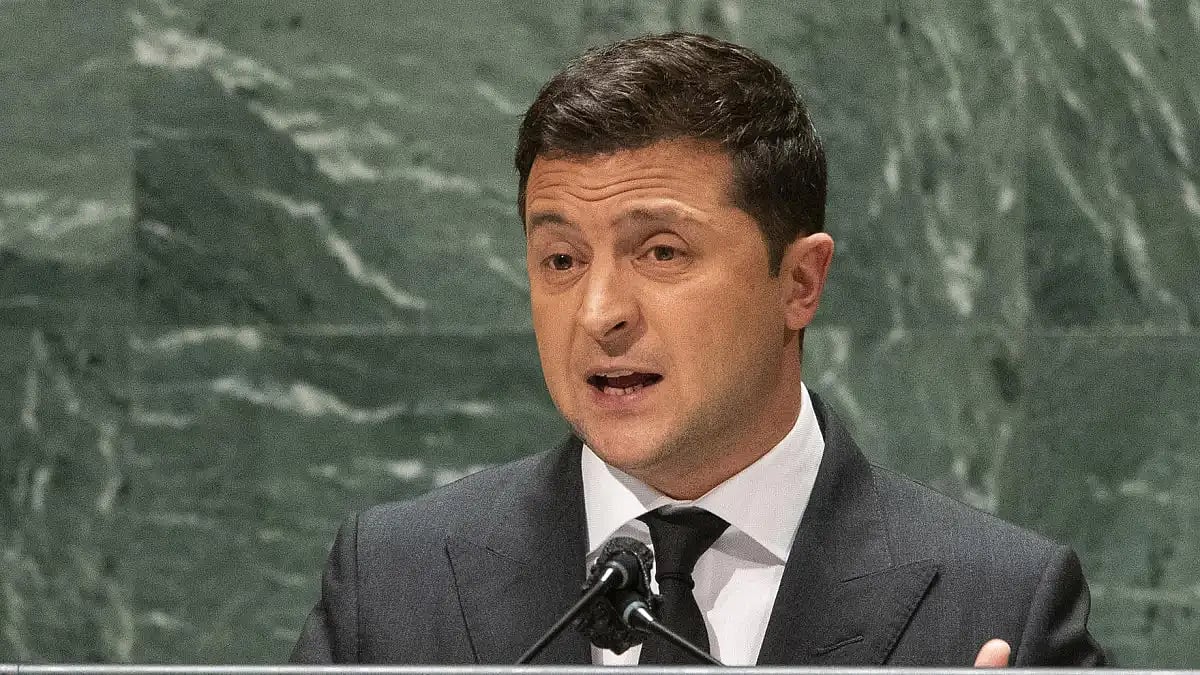 Ukrainian President Volodymyr Zekenskyy