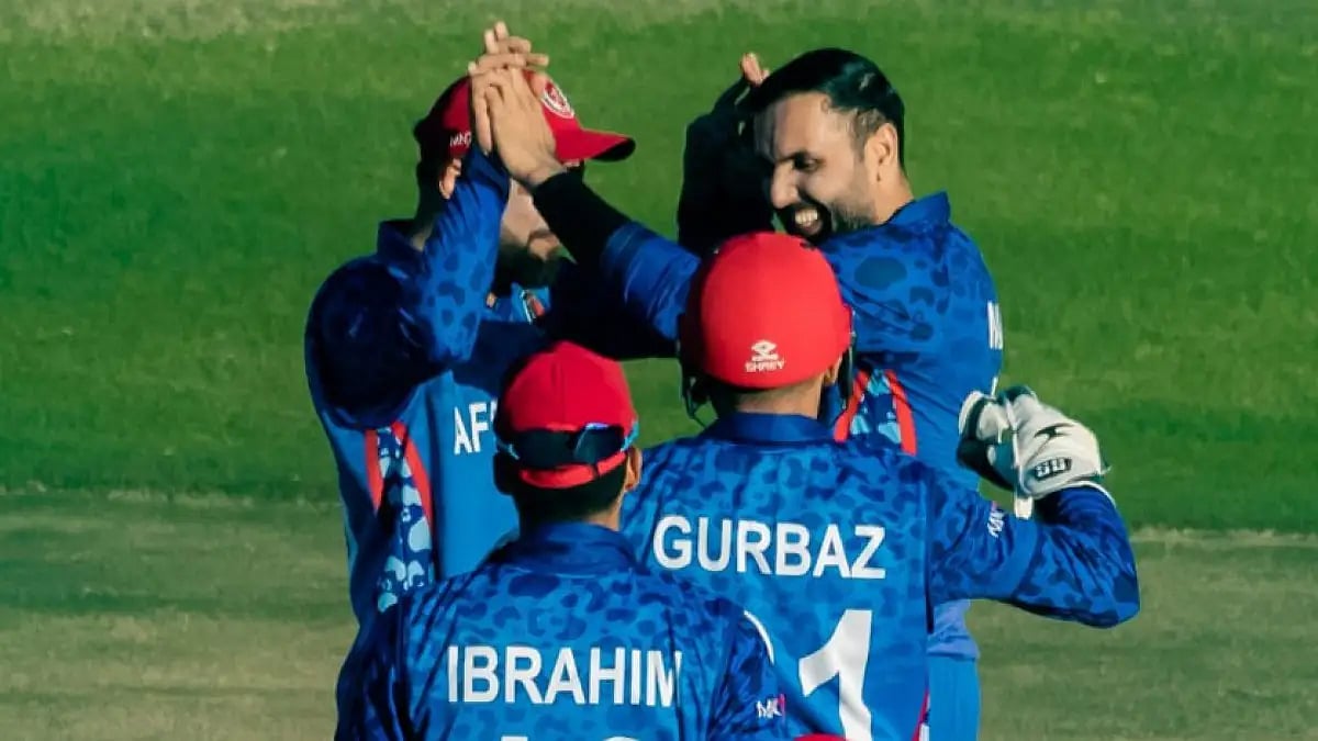 Afghanistan scored 276/5 then bowled out Zimbabwe for 216.