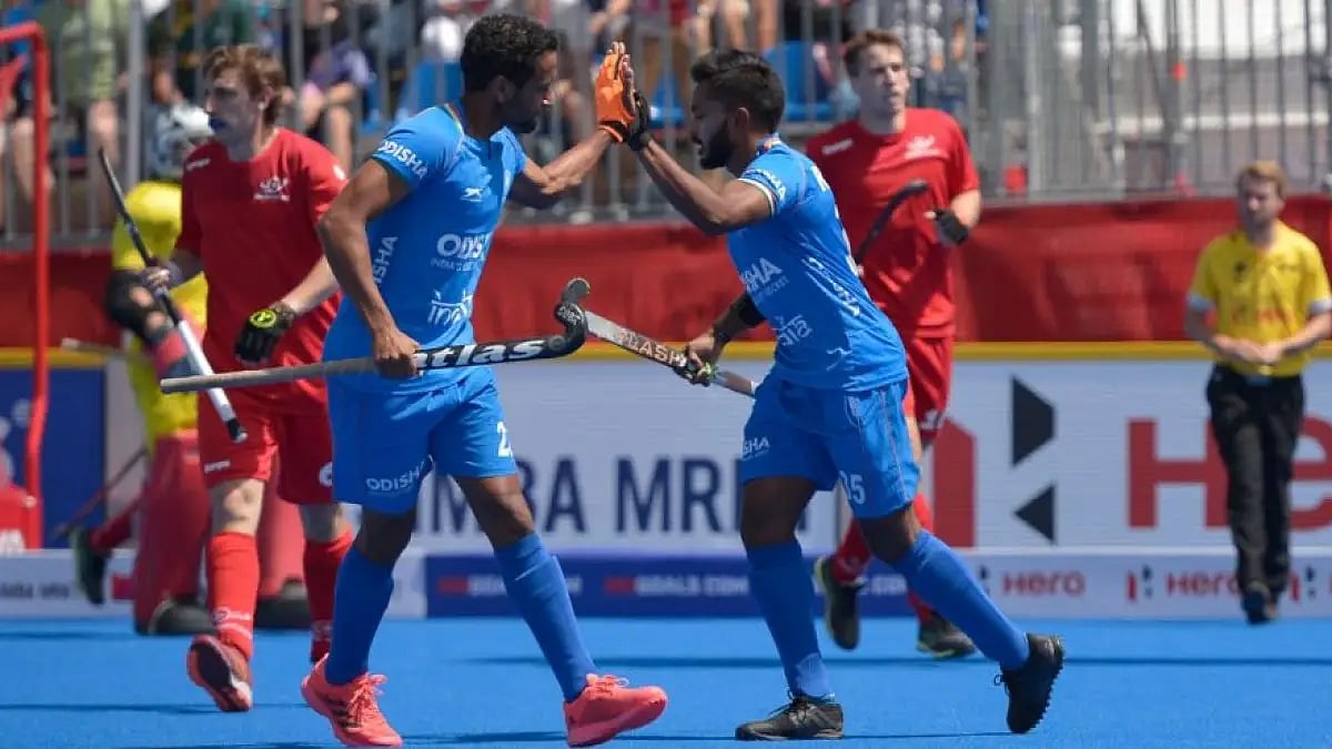 India bounced back from 0-3 to win the final match against Poland in the inaugural season of FIH Hoc