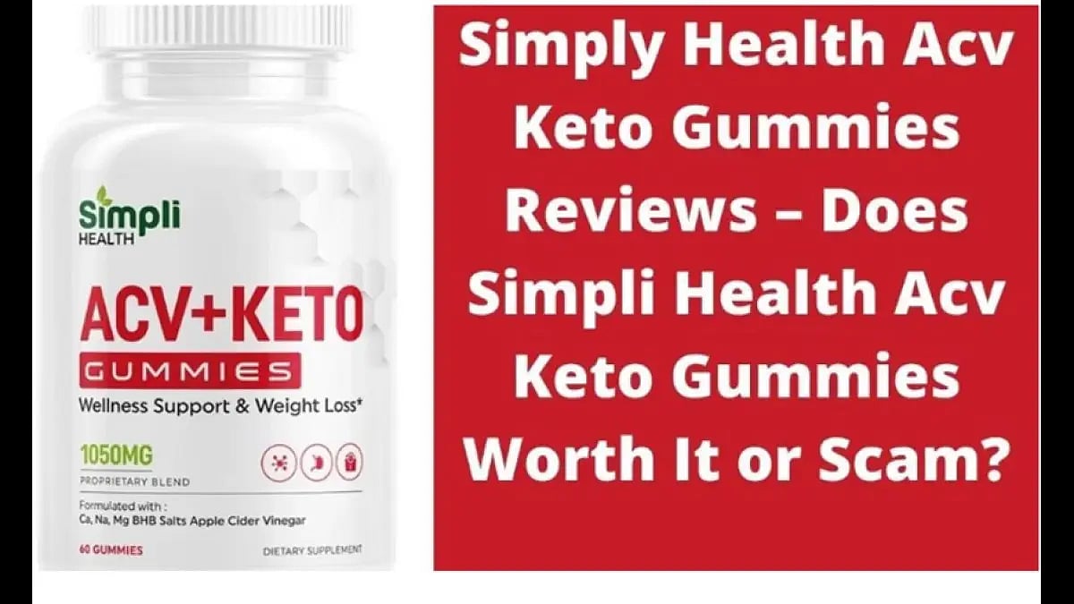 Simpli ACV Keto Gummies 