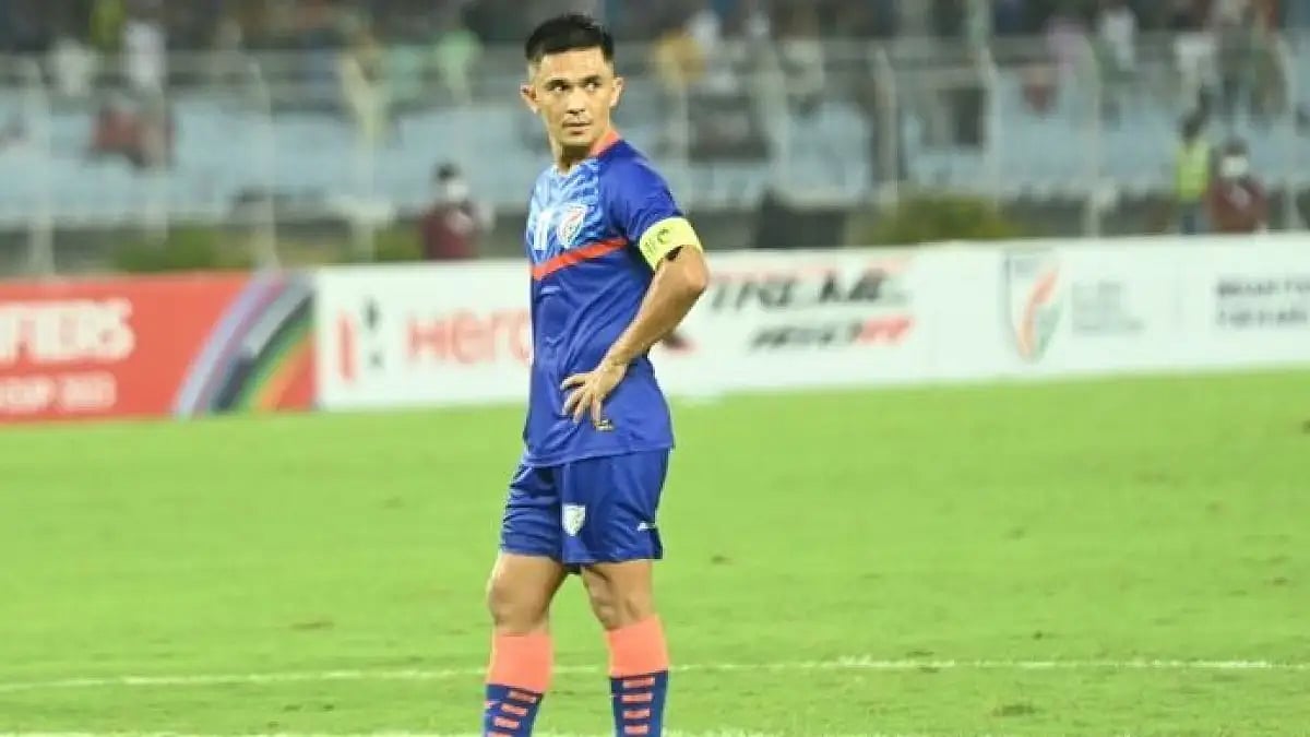 Sunil Chhetri scored in the 14th and 60th minute to help India win the game. Get IND vs CAM match hi