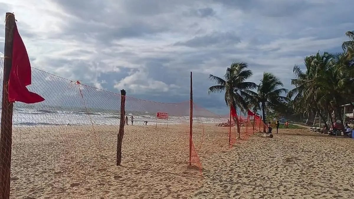 The Malpe beach development committee has put up safety nets across an important stretch of the beac