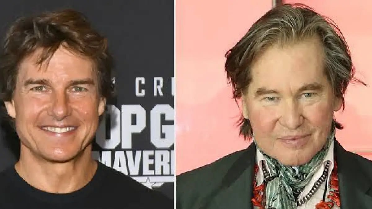 Tom Cruise and Val Kilmer