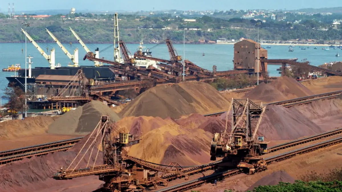Mining activities in Goa.