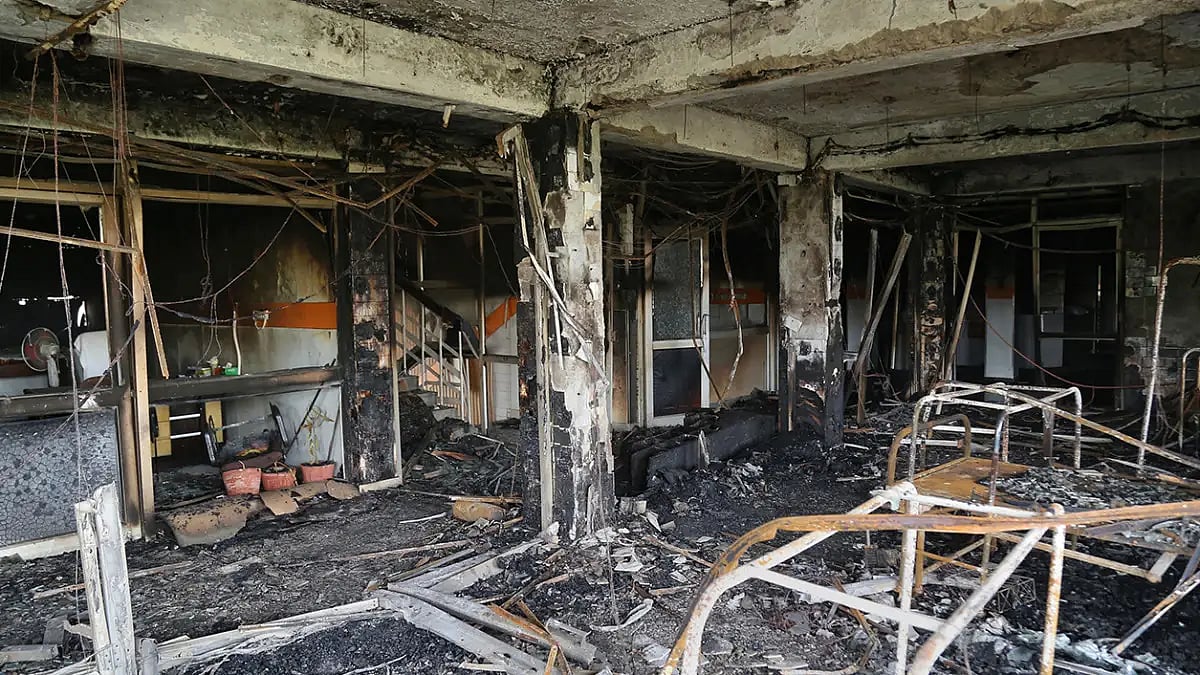 Early Morning Fire At Rohini Hospital Induces Panic Among Patients And Occupants.