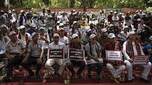 Nagas Hold Rally In Delhi Demanding Speeding Up Of Peace Talks