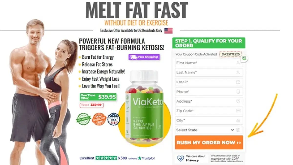 Via Keto Apple Gummies UK & Canada [Holland & Barrett] ViaKeto Apple