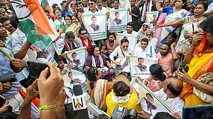 Rajasthan Congress Takes Out Protest March Against ED Notices To Gandhis
